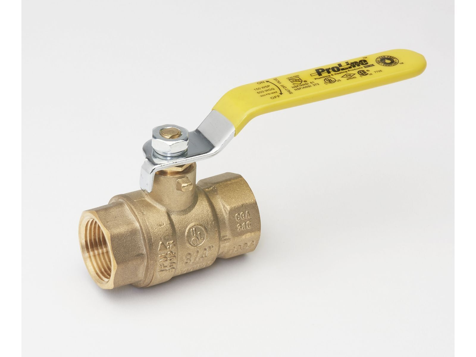 ProLine Series 7700T Brass Ball Valve, 1/4-In FIP x 1/4-In FIP