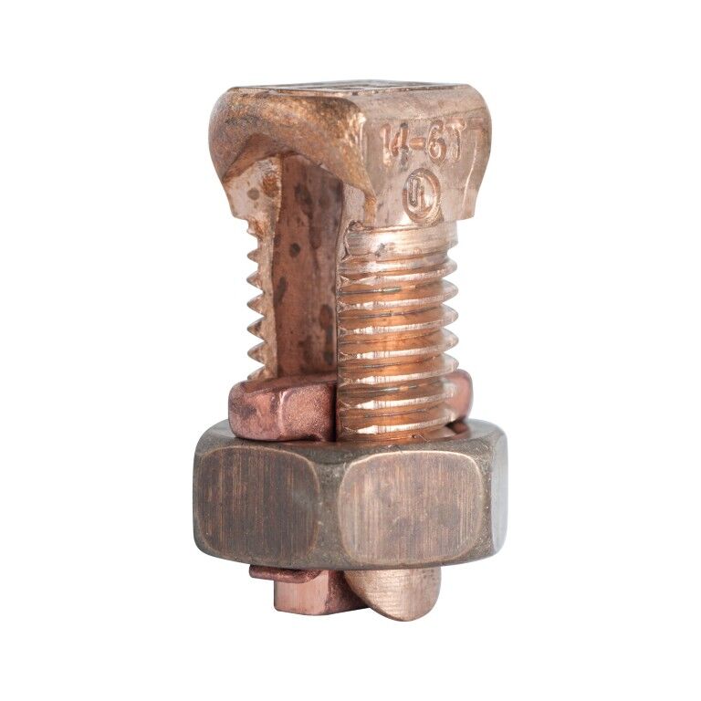 Gardner Bender Copper Split Bolt Connector, 10-8 Solid Gauge, 2-Pk