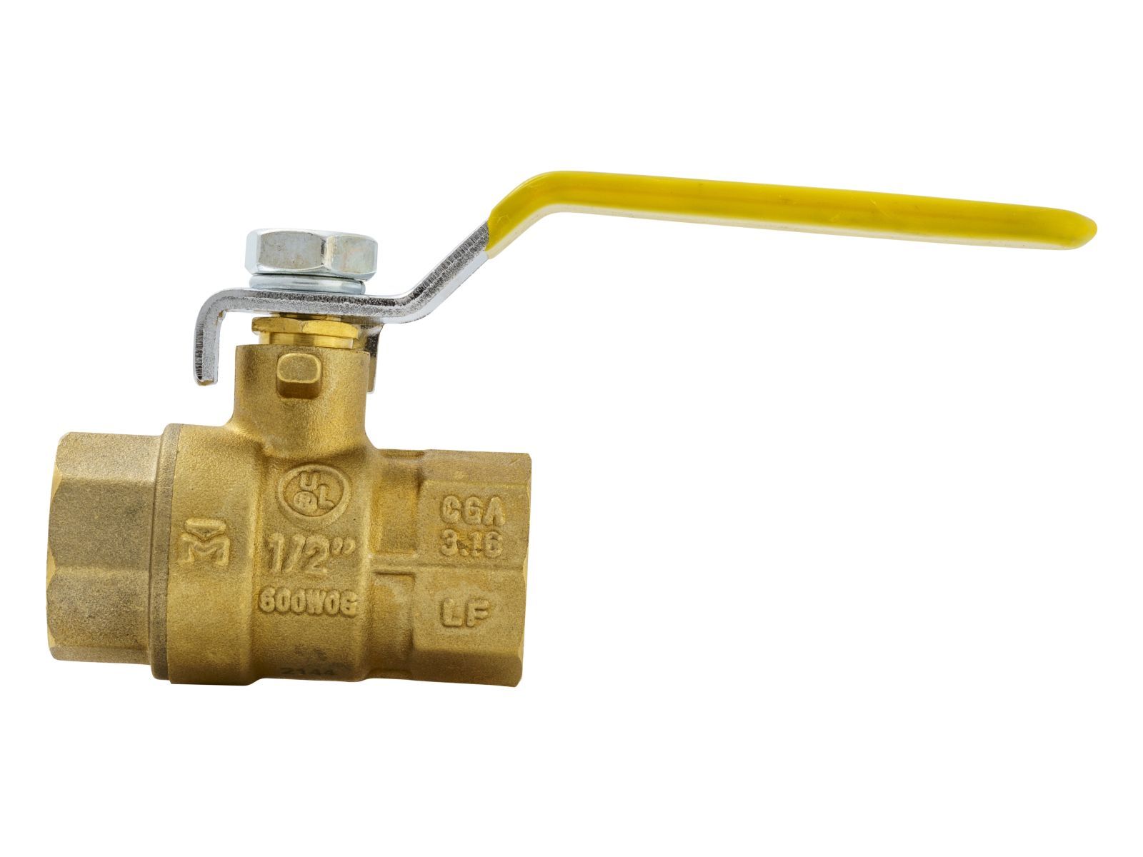 ProLine Series 7700T Brass Ball Valve, 1/2-In FIP x 1/2-In FIP