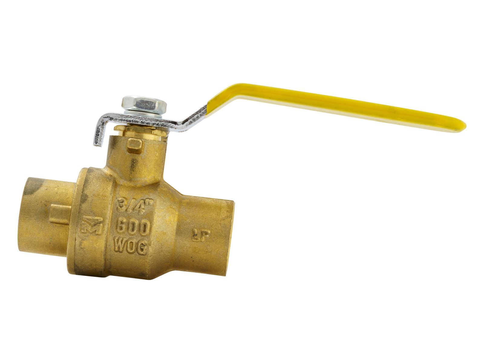 ProLine Lead-Free Brass Ball Valve, 3/4-In SWT x 3/4-In SWT