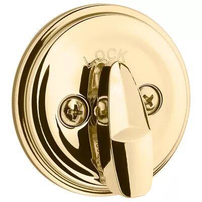 Kwikset Polished Brass 980 Deadbolt Featuring SmartKey