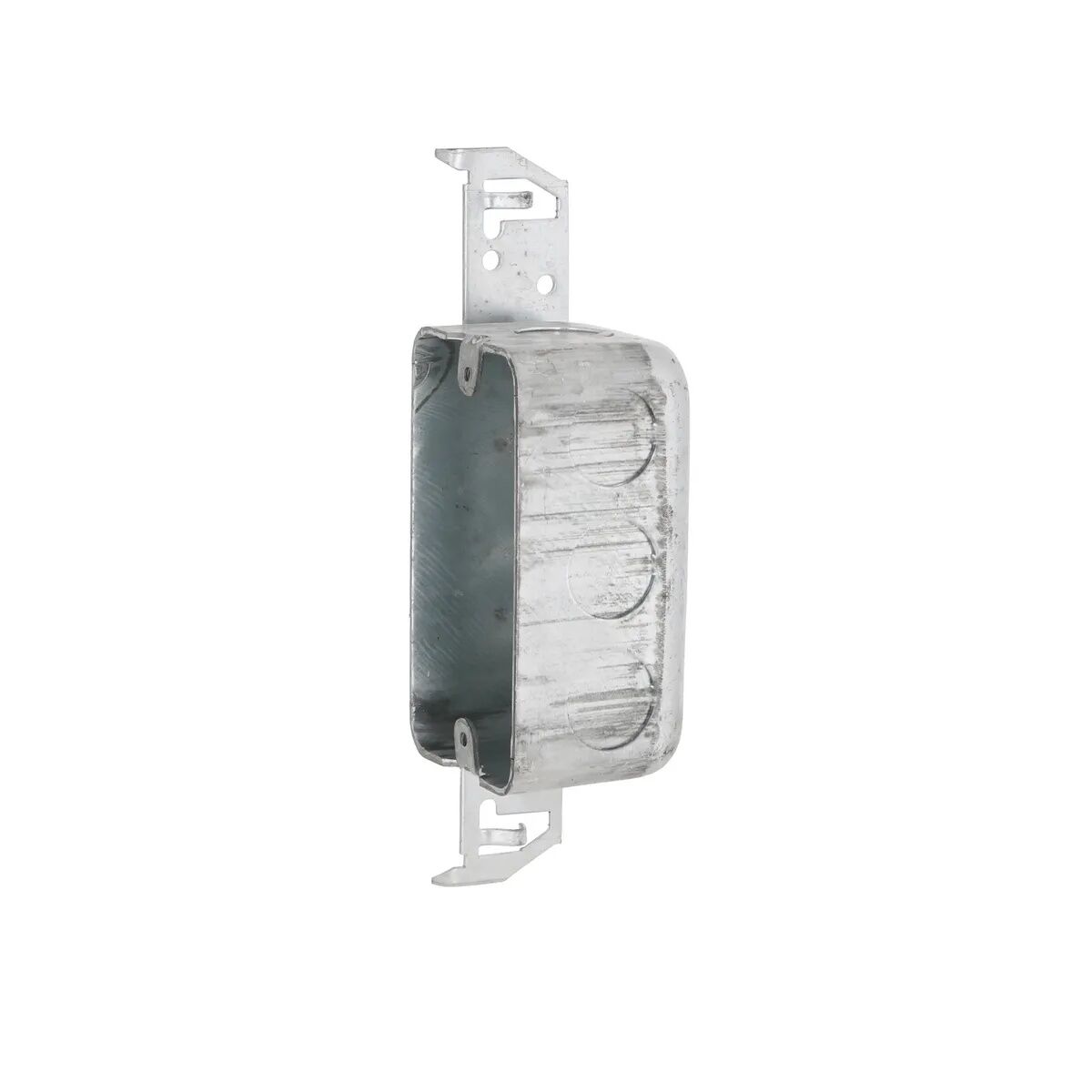 Raco Drawn TS Bracket Handy Box With Raised Ground And 8 Knockouts, 4-In x 2-In x 1 7/8-In