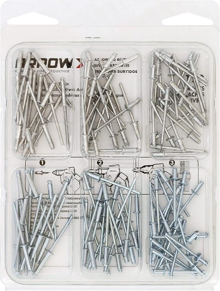 Arrow Fastener Pop Rivet Assortment Kit For Metal