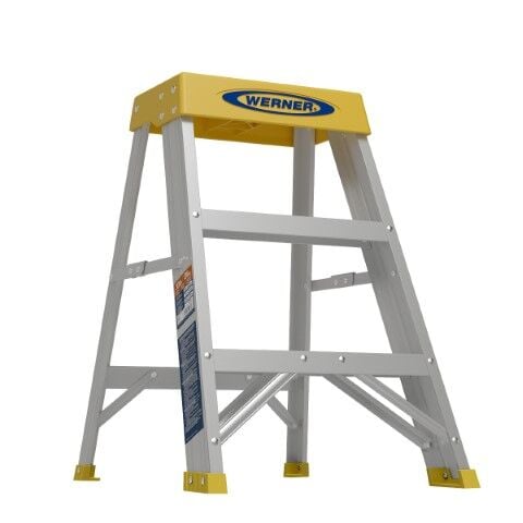 Werner Type IA Aluminum Step Stool, 2-Ft