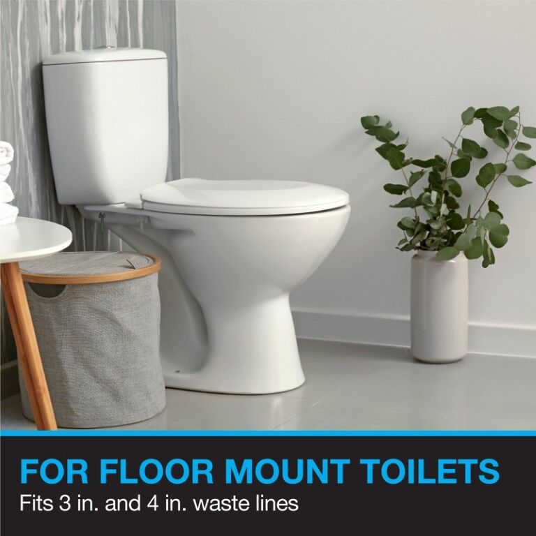 Harvey Toilet Line Reinforced Wax Extender Kit With Horn