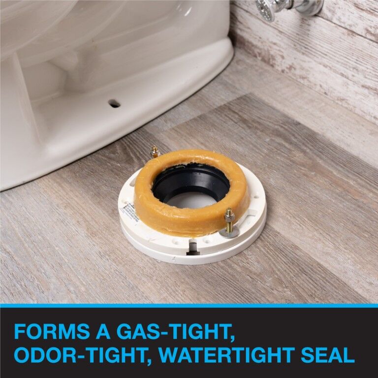 Harvey Toilet Line Reinforced Wax Extender Kit With Horn