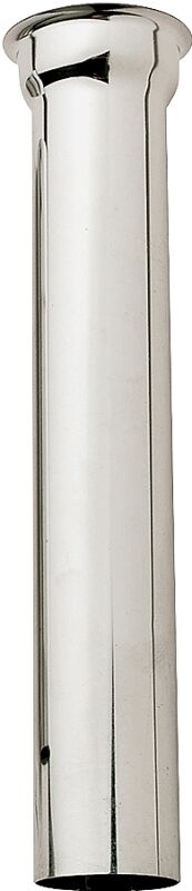 Plumb Pak Polished Chrome Brass 22 Gauge Sink Tailpiece Flange, 1 1/2-In, 6-In