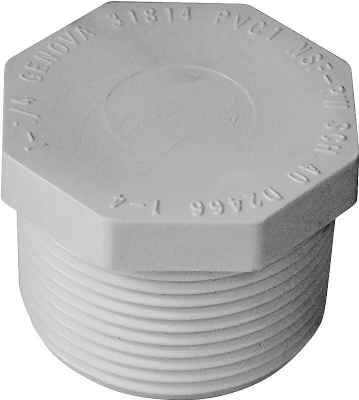 IPEX Schedule 40 PVC Pipe Plug, 1 1/4-In MPT