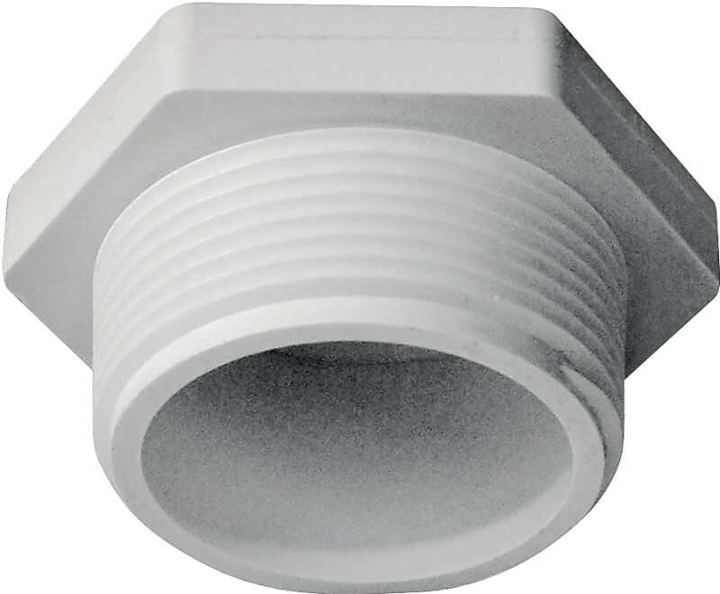 IPEX Schedule 40PVC  Pipe Plug, 1 1/2-In MPT