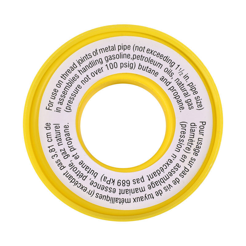 Oatey Yellow Gas Line PTFE Thread Seal Tape, 1/2-In x 260-In