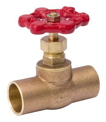 ProLine Brass C x C Stop Valve, 1/2-In