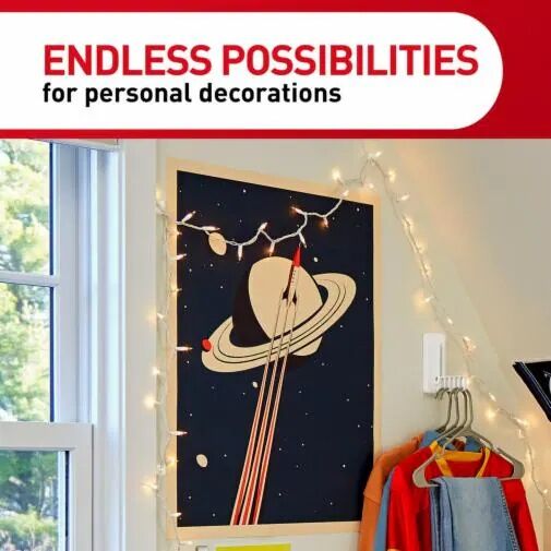 Command Clear round Cord Clips 10-Pk