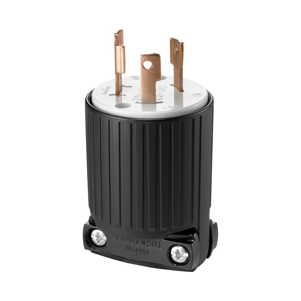 Eaton Arrow Hart Standard Locking Plug, 16-12 Gauge, 30-A, 125-V