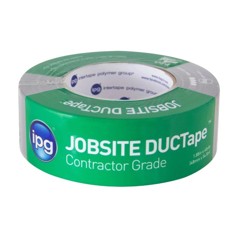 IPG Jobsite DUCTape Contractor Grade Utility Duct Tape, 1.88-In x 60-Yd