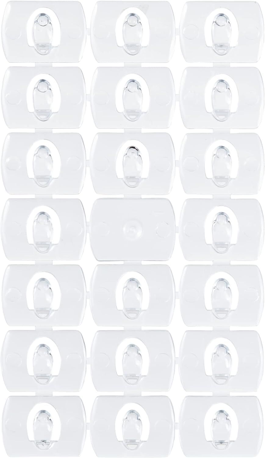 Command Clear Decorating Clips, 40-Ct