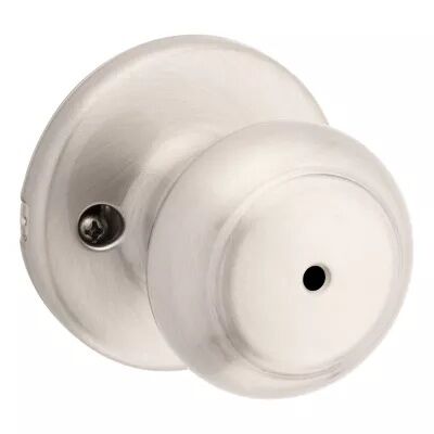 Kwikset Satin Nickel Bed/Bath Cove Door Knob