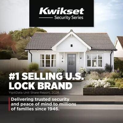 Kwikset Satin Nickel Bed/Bath Cove Door Knob