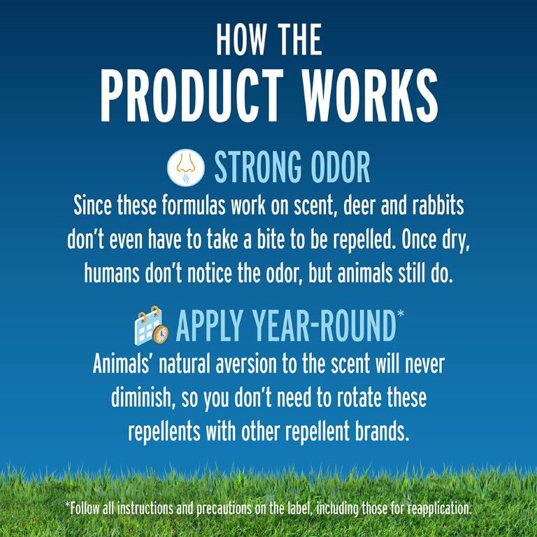 Liquid Fence Deer & Rabbit Repellent Concentrate2, 40-Oz