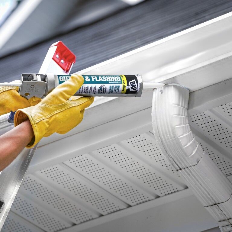 DAP Butyl-Flex Aluminum Gray Gutter & Flashing Sealant, 10.1-Oz