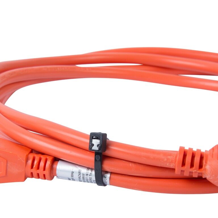 Gardner Bender Black Self Cutting Cable Tie, 8-In, 50-Lb