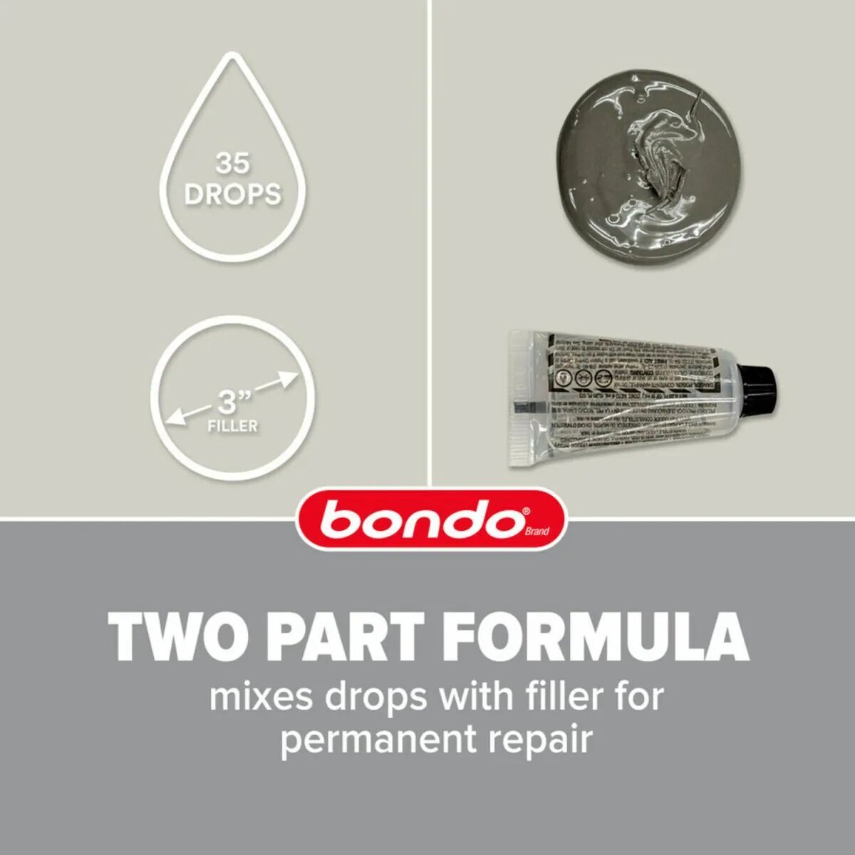 3M Bondo Extreme Metal Reinforced Filler, 15-Oz