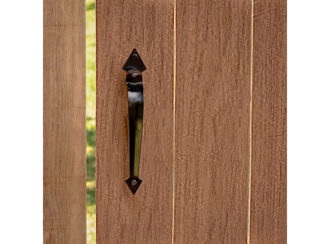 National Hardware Black Ornamental Gate Latch