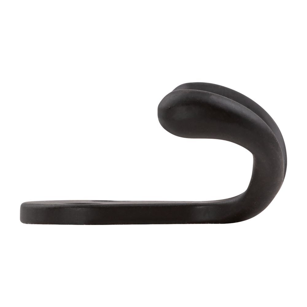 National Hardware Oil Rubbed Bronze Double Clothes Hook, 2-Pk