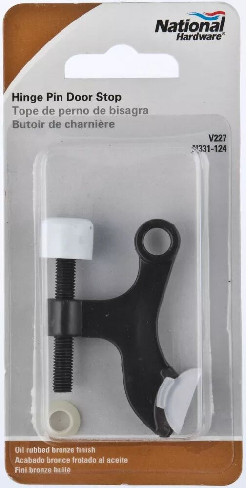 National Hardware Oil Rubbed Bronze Hinge Pin Door Stop