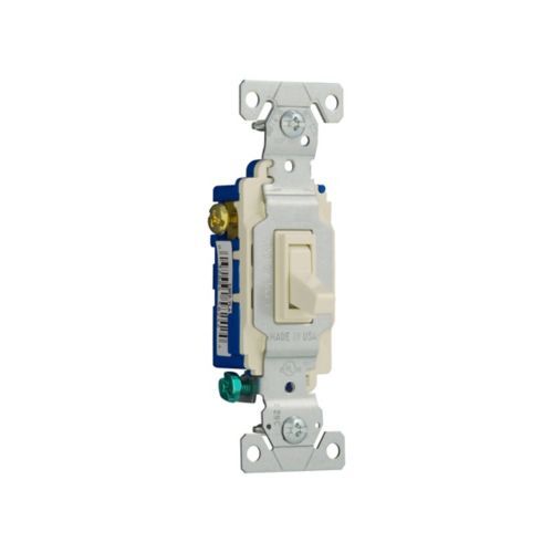 Eaton 1303-7LA Toggle Switch, #14-10 AWG, 15-A