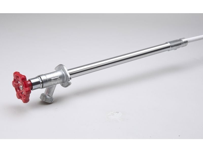 BK Products Chrome Plated Brass Frost Free Sillcock, 1/2-In MIP X 3/4-In MHT, 12-In Long