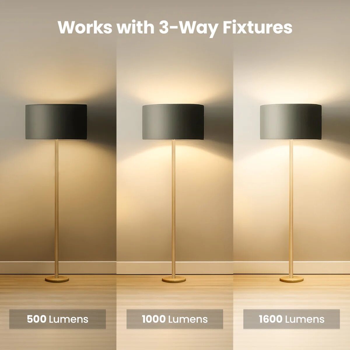 Feit Electric Soft White A19 3-Way Enhance LED Light Bulb, 30/70/100-W