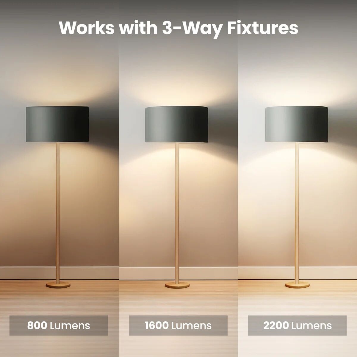 Feit Electric A21 7/15/23 Watt Frosted Soft White 3-Way Enhance LED Light Bulb