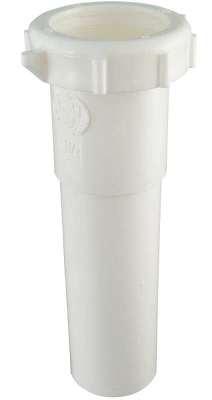 Plumb Pak Polypropylene Pipe Extension Tube, 1 1/2-In Slip x 6-In