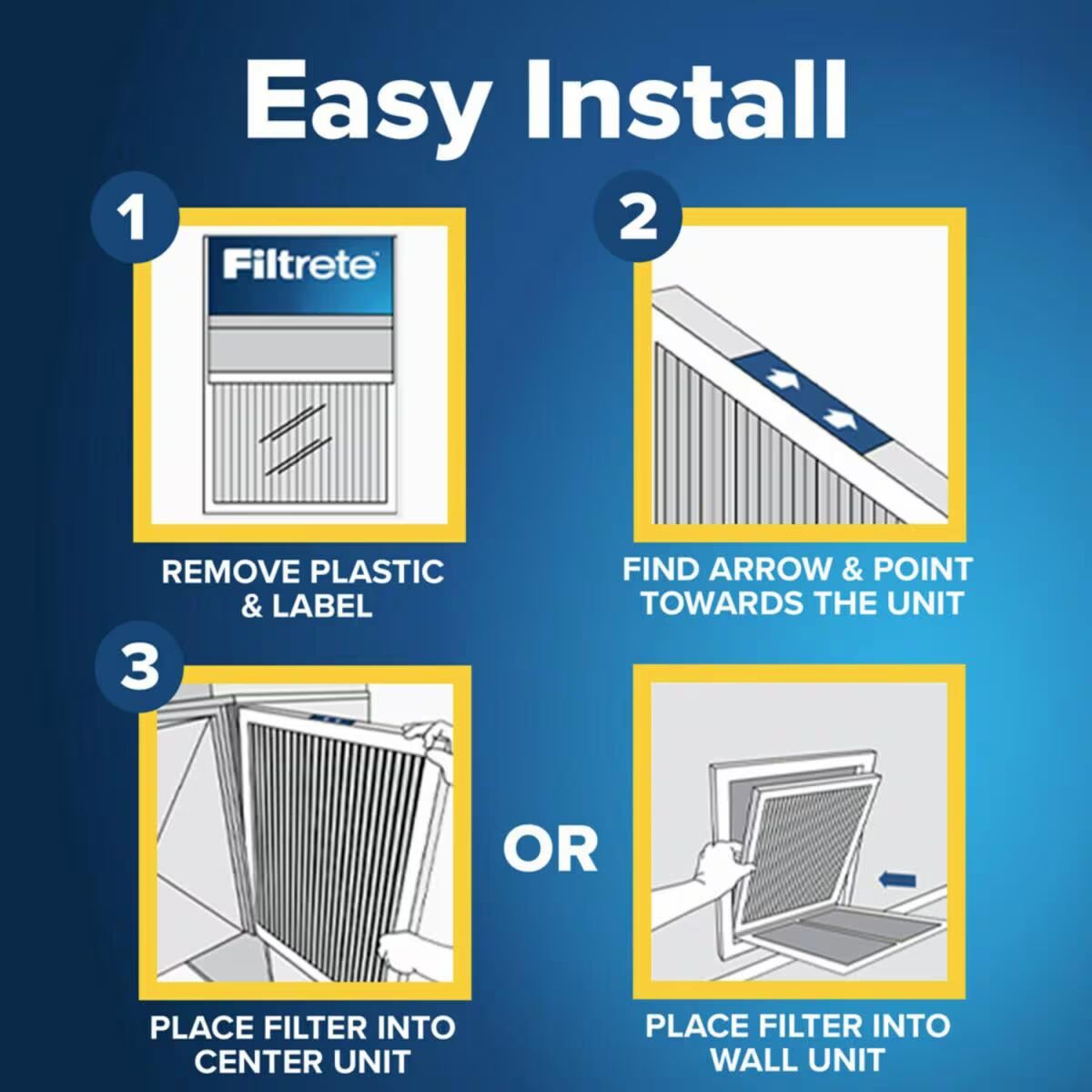 Filtrete MPR 300 MERV 5 Basic Dust & Lint Air Filter, 1-In x 20-In x 20-In