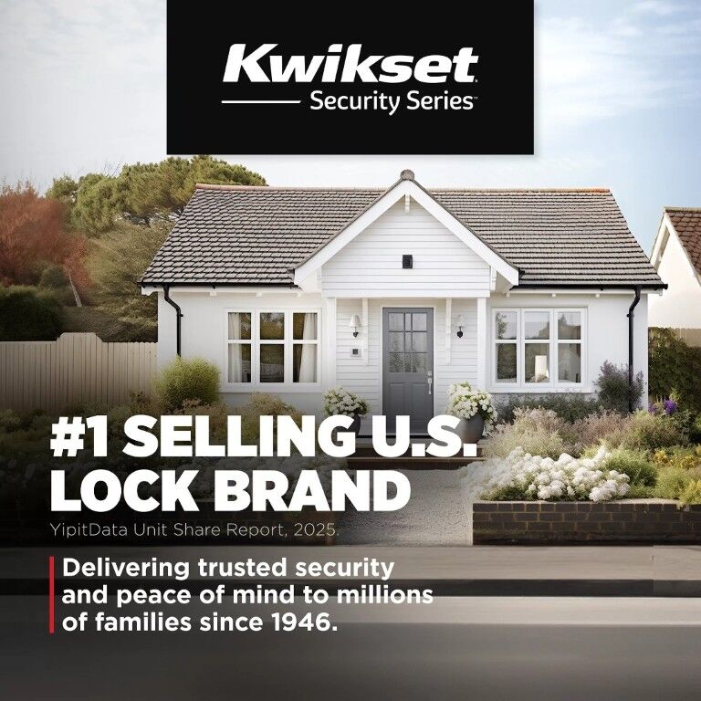 Kwikset Satin Nickel SmartKey Keyed Cove Door Knob