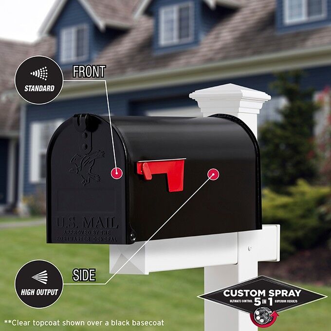 Rust-Oleum Stops Rust Protective Enamel Gloss Clear Custom Spray 5-In-1, 12-Oz