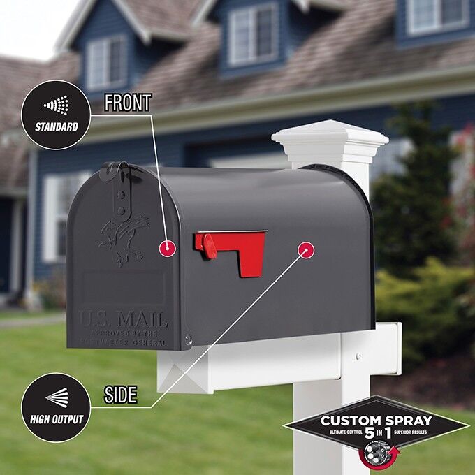 Rust-Oleum Stops Rust Protective Enamel Spray Paint Gloss Charcoal Gray Custom Spray 5-In-1, 12-Oz