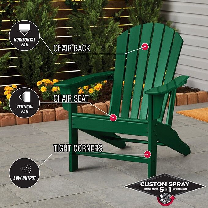 Rust-Oleum Protective Enamel Gloss Hunter Green Custom Spray 5-In-1, 12-Oz