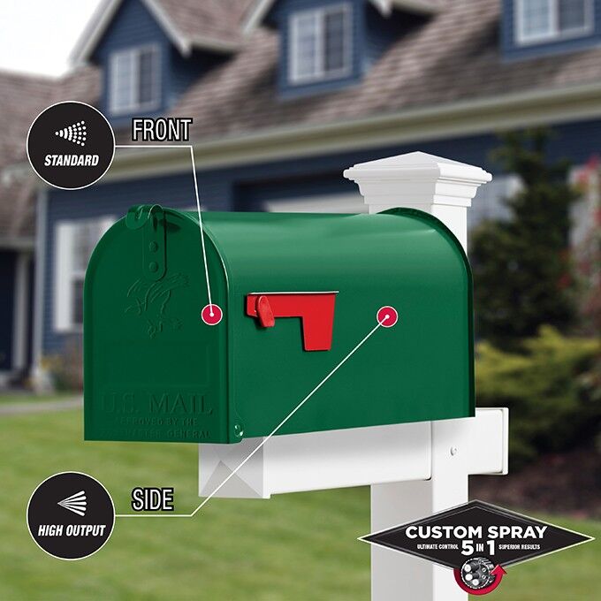 Rust-Oleum Protective Enamel Gloss Hunter Green Custom Spray 5-In-1, 12-Oz