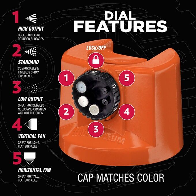 Rust-Oleum Stops Rust Protective Enamel Spray Paint Gloss Orange Custom Spray 5-In-1, 12-Oz