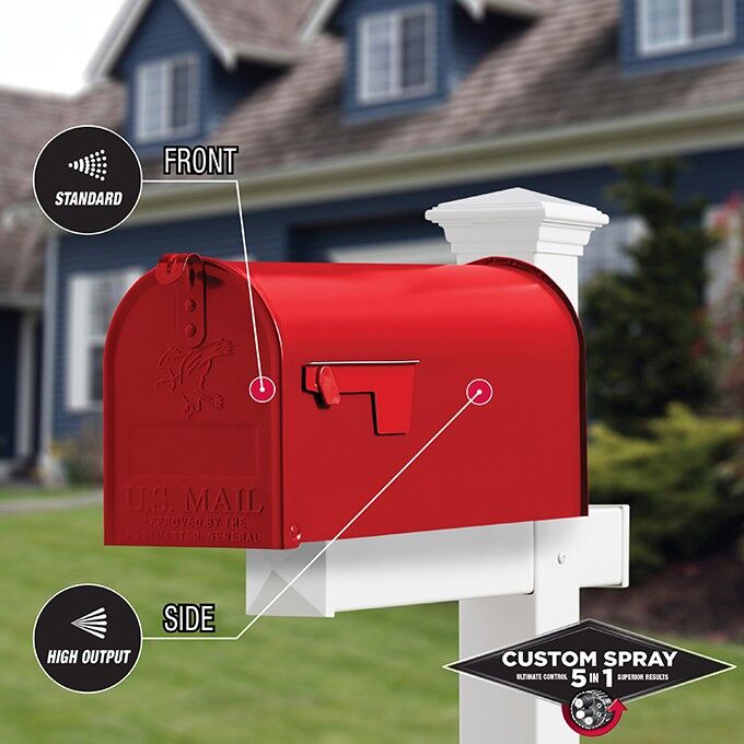 Rust-Oleum Stops Rust Protective Enamel Spray Paint Gloss Sunrise Red Custom Spray 5-In-1, 12-Oz