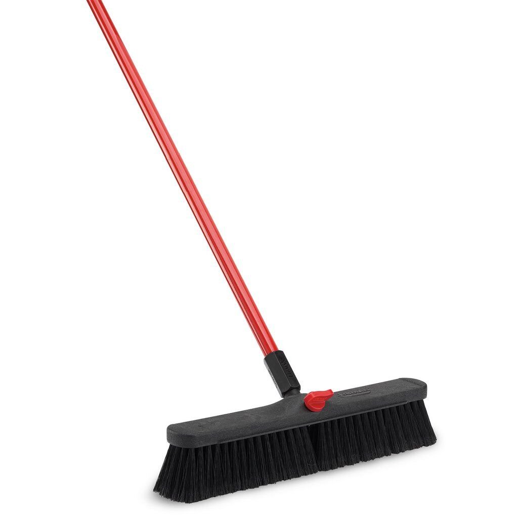 Libman Smooth-Surface Push Broom, 18-In