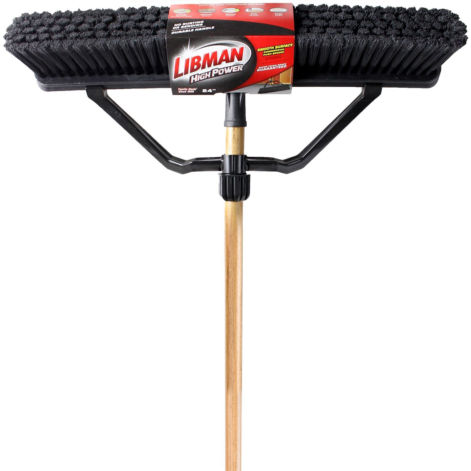 Libman Smooth-Surface Commercial Push Broom