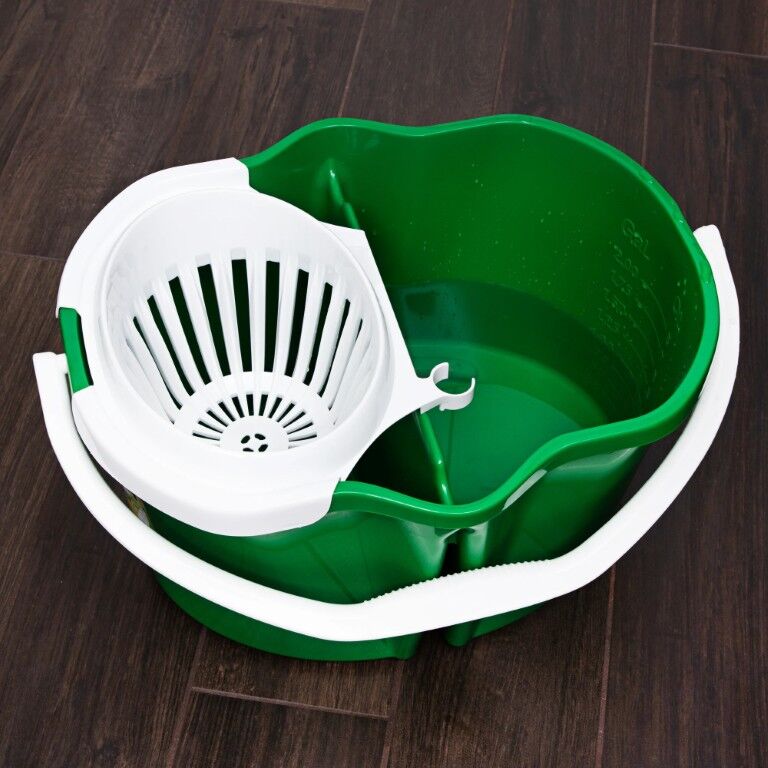 Libman Clean & Rinse Bucket With Wringer, 4-Gal