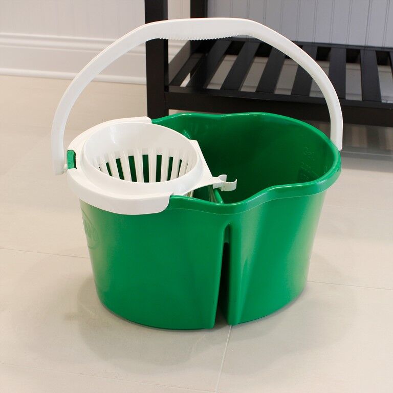 Libman Clean & Rinse Bucket With Wringer, 4-Gal