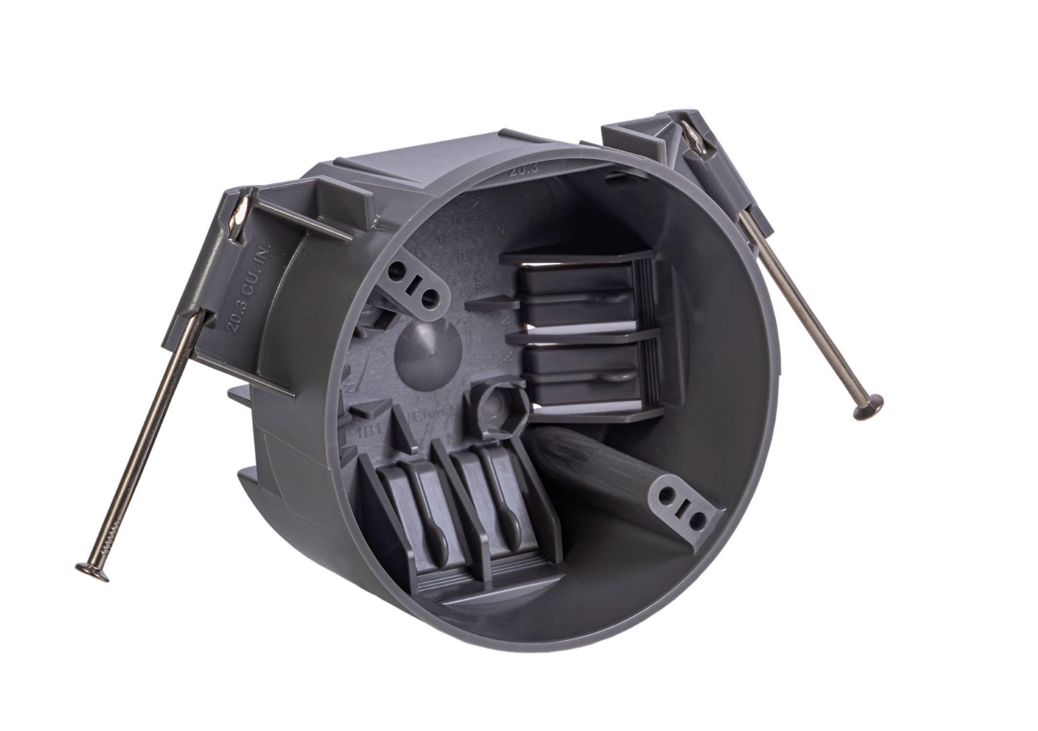 Gardner Bender 1 Gang New Work Round Ceiling Electrical Box, 20-Cu In