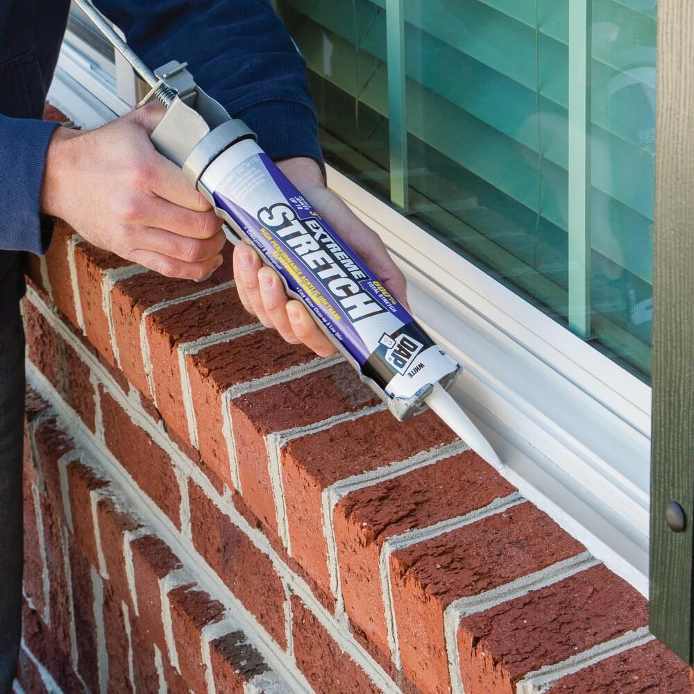 DAP EXTREME STRETCH Acrylic Urethane Premium Elastomeric Black Sealant, 10.1-Oz