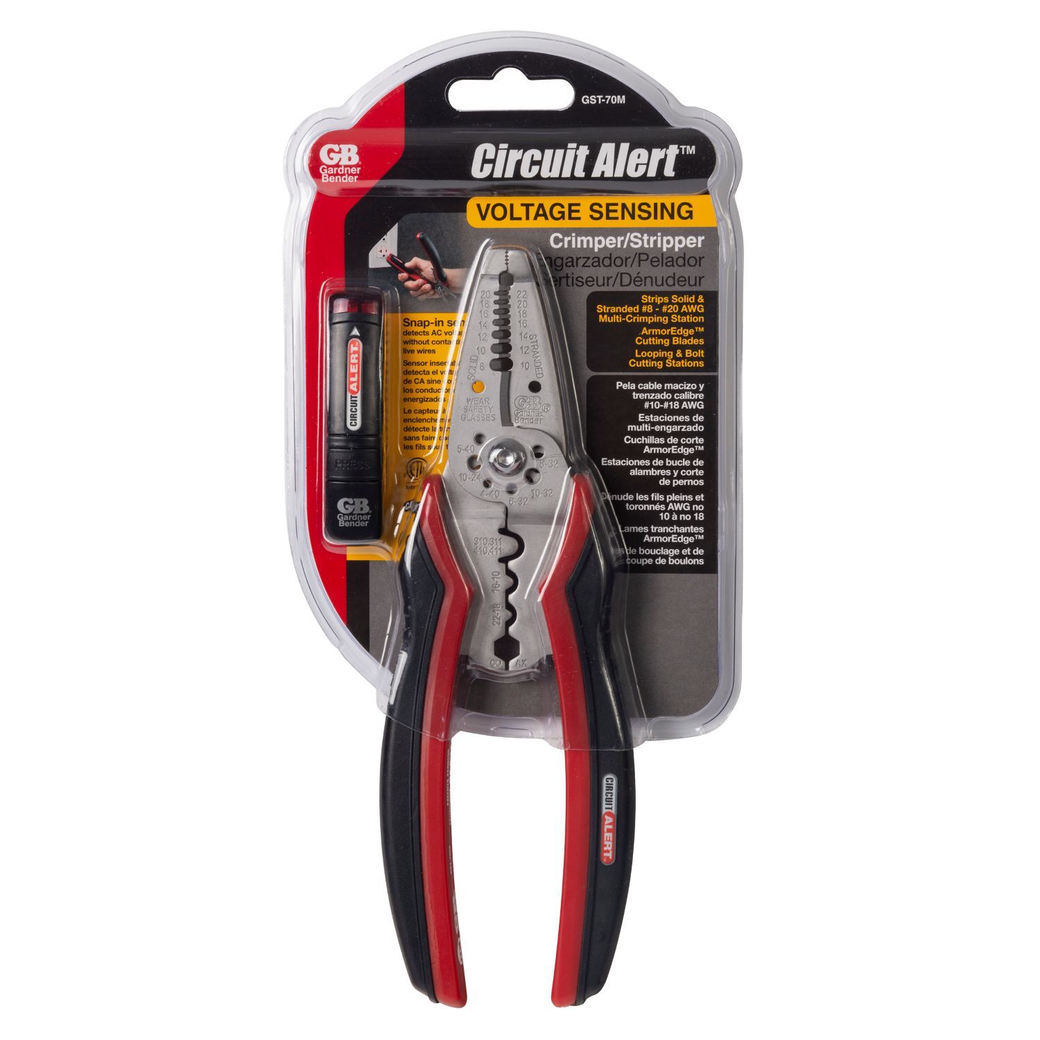 Gardner Bender Circuit Alert, Multi-Tool Strips, Crimps, and Cuts 8-20 AWG