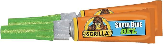 Gorilla Super Glue Gel, 3-g, 2-Pk