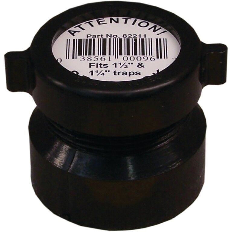 Canplas Schedule 40 ABS Trap Pipe Adapter, 1 1/2-In Hub x 1 1/4-In Slip